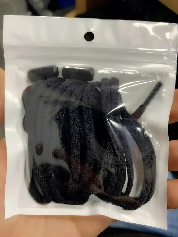 1 Pair Elastic No-Tie Shoelaces for All Ages - Quick and Easy Fit for Any Shoe - Free Shipping