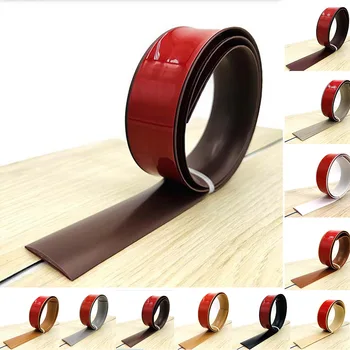 Self Adhesive PVC Flat Floor Transition Strip Laminate Floor Door Divider Strip Adjustable Door Bottom Seal Strip Weatherstrip 1