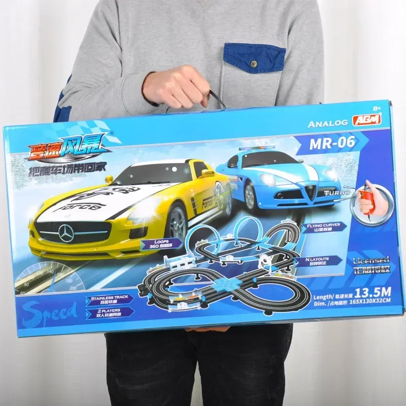 Toy Rc Set Racing Track Electric Double Remote Control Car Interactive Autorama Circuit Voiture Christmas Toy For Boy Children 2