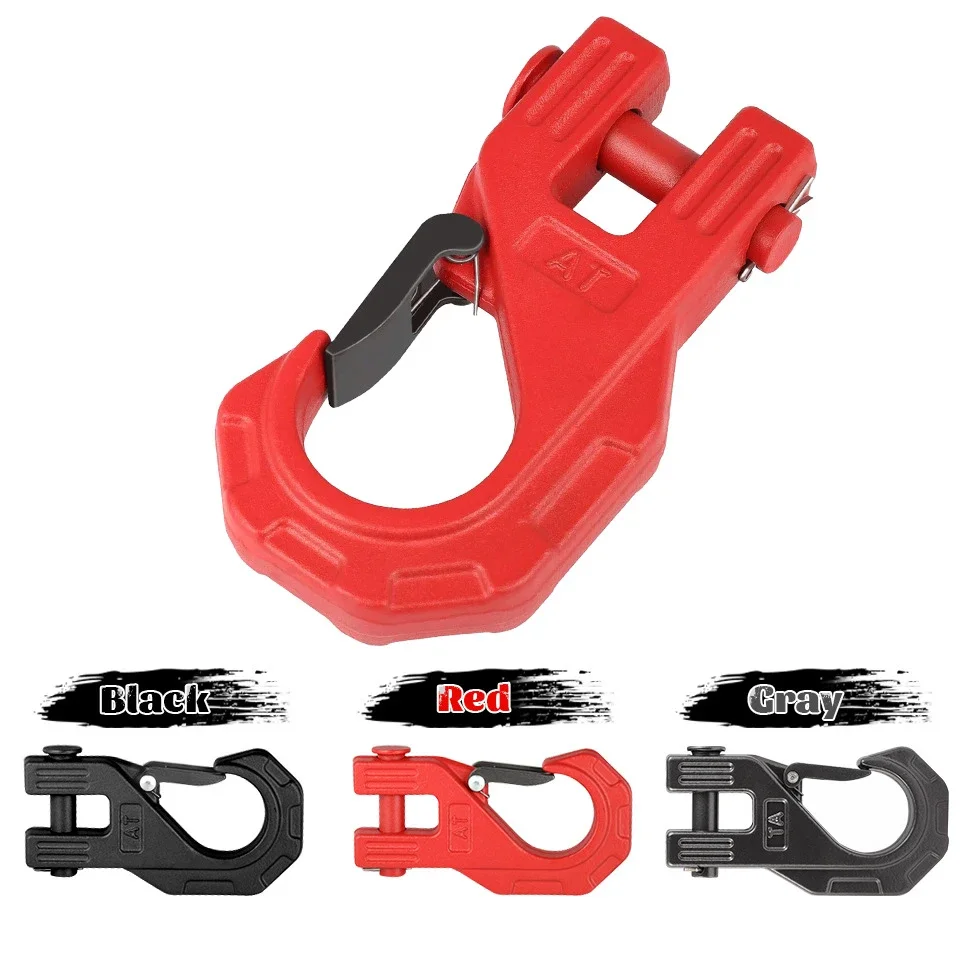 WENHUALI 3/8 Inch Safety Chain Hooks, Clevis Slip Hook With Safety