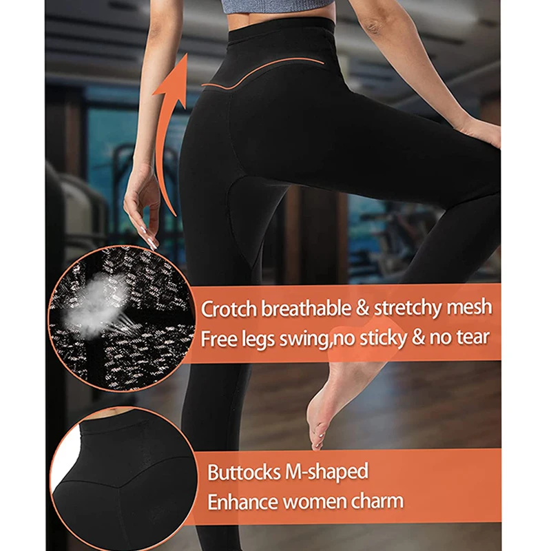 High Waist Slimmer Tights Long Slimming Pants Weight Loss Thermo Sweat Sauna Neoprene Workout Body Shapers shapewear workout pants