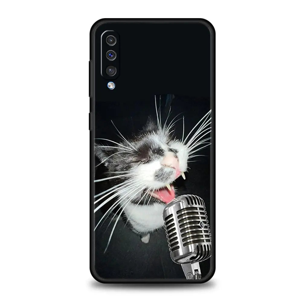 Playful Cat Design Phone Case Cover
