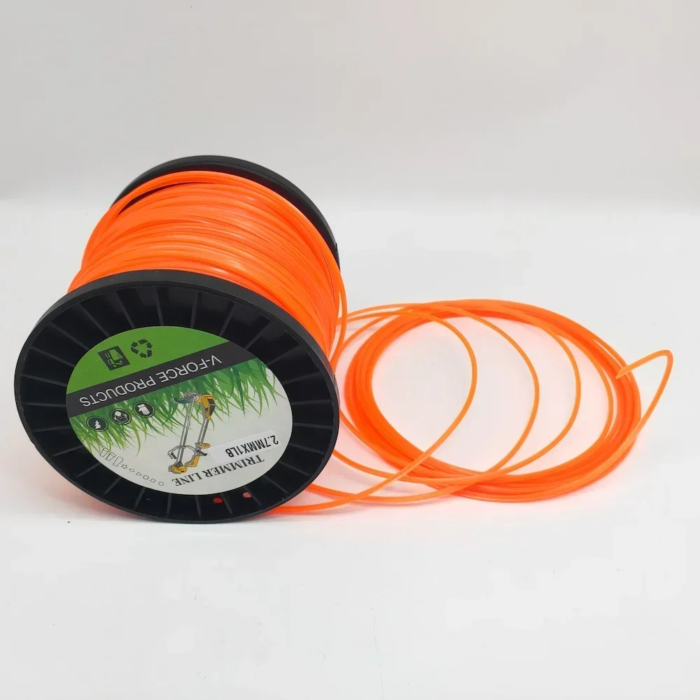 Grass Cutter 2.4～3mm Brush Cutter Sharp Rope Grass Mower Pentagram Nylon Mowing Trimmer Line Trimmer Head String Grass Roll Lin