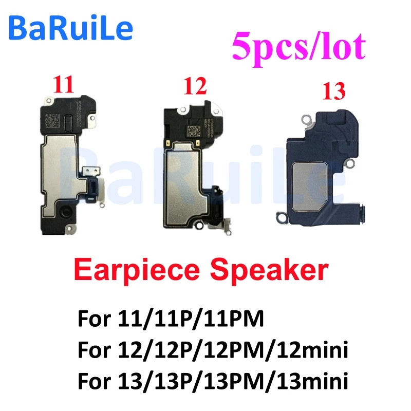 BaRuiLe5pcsEarSpeakerEarpieceforiPhone111312ProMaxMini