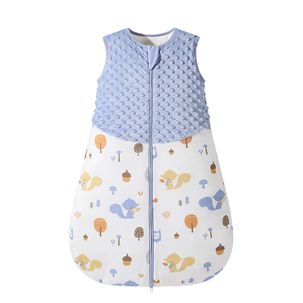 Baby Sleepsack 3-24Months Autumn Baby Sleeping Bag Blanket 1.5Tog Doudou Soft Feeling Starfish Shell Print Vest Style