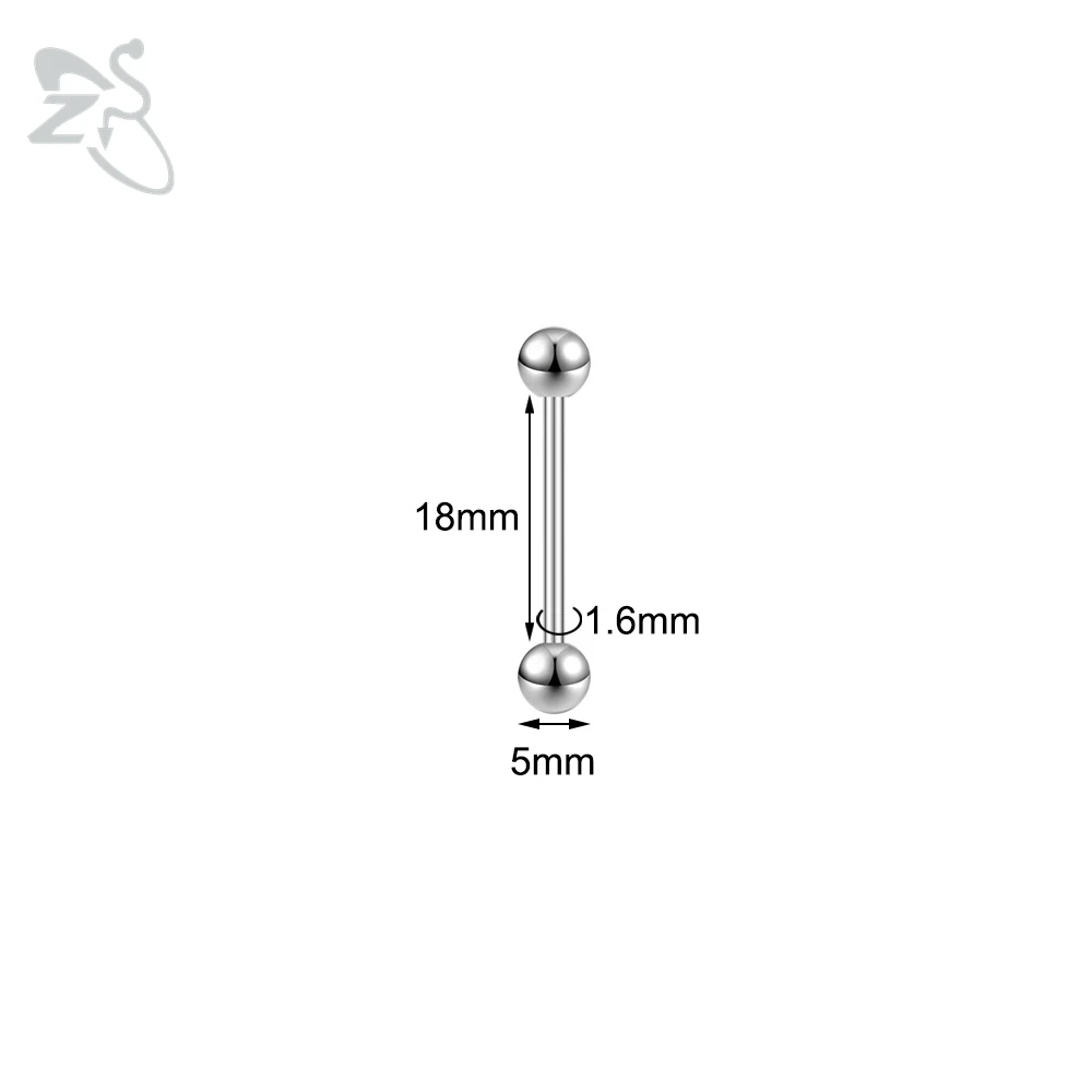 Elegant 316L Surgical Steel Spike Barbell Earrings