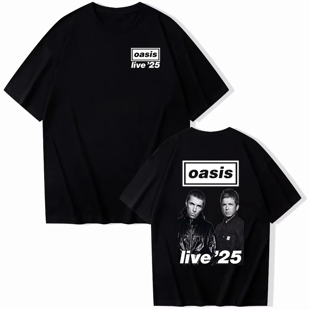 OASIS Live 25 Tour 2025 Men's Women T-shirt O-Neck Short