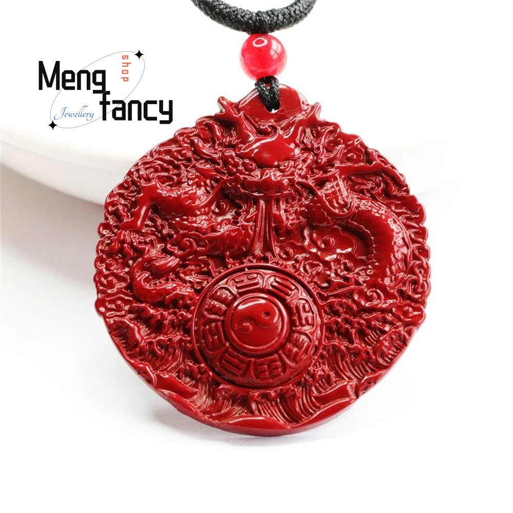 

Модные подвески, натуральный циннабар, фиолетовый золотой песок, Сплетница, дракон, маски, роскошное женское и мужское ожерелье, праздничны...