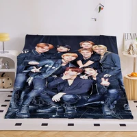 Nap Blanket Sofa Winter A-Stray A-Kids Warm Bed Fleece Camping Custom Kpop Fluffy Soft Blankets Microfiber Bedding King Size 2