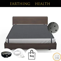 Earthing Bed Sheet Premium Ground Therapy Mats for Sleep Breathable Conductive Pad Antistatic Improve Health 1