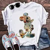 Cartoon Mouse Print Women T-shirt Harajuku Aesthetic Streetwear Short Sleeve T Shirt Summer Fashion Female Y2k Clothing Tops 4