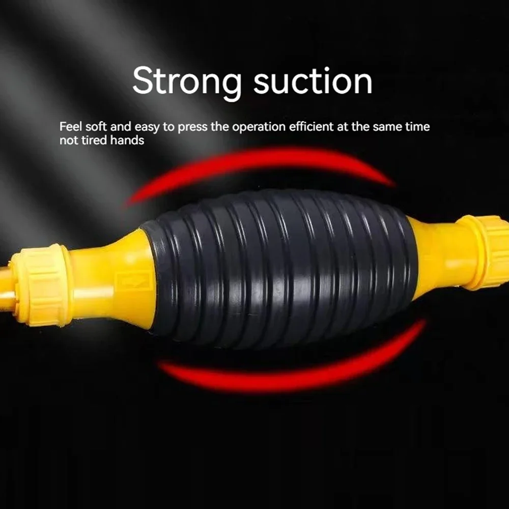Fuel pump oil extractor manual gasoline universal hand suction pipe liquid pump fuel saver emergency siphon