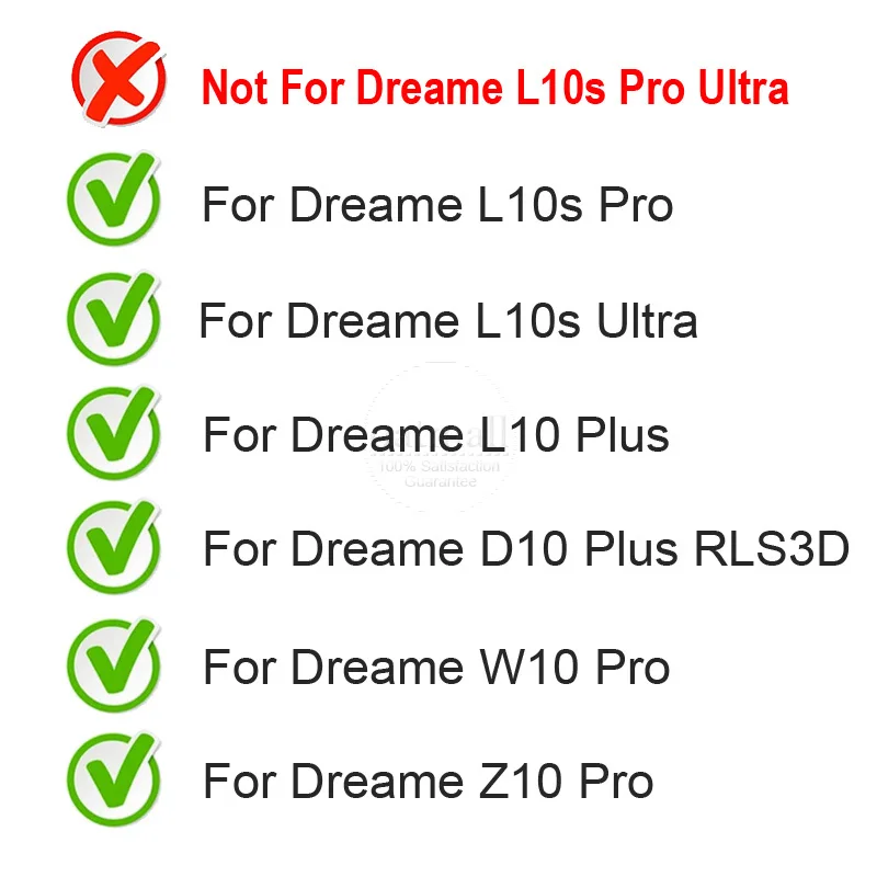 13 Pezzi Di Ricambio per Dreame Bot Z10 PRO L10