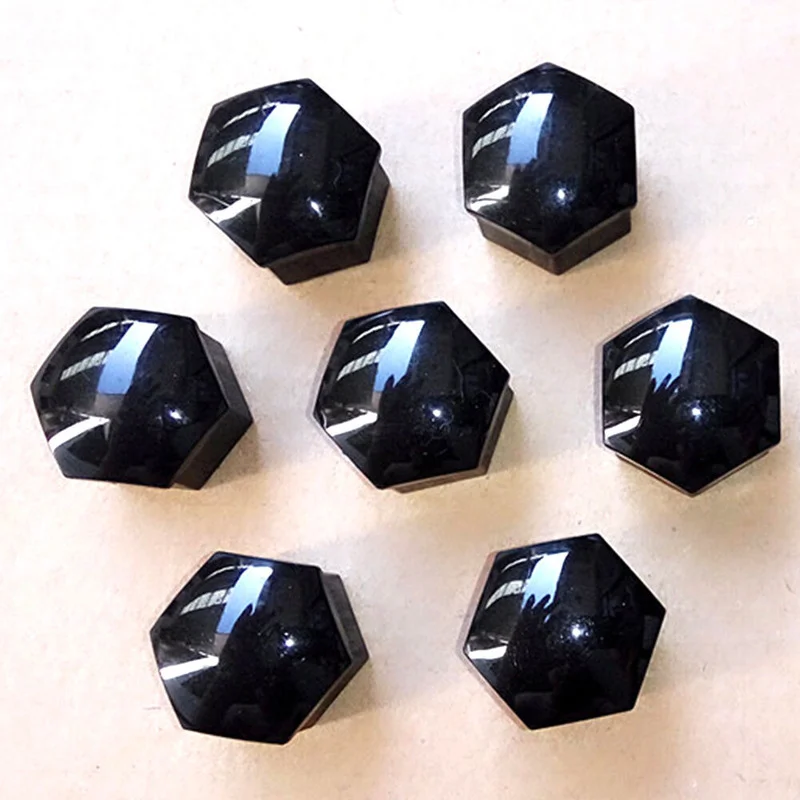 

20Pcs 17mm Car Wheel Nut Caps Auto Hub Screw Decor Protect Bolt Head Cover Black Nut Bolt Exterior Parts Car Styling Accessories