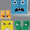 Cube Games Face Emotion Change Blocks Expressions Puzzles Educational Toys Children Kids Early Learning Montessori Geometry 5