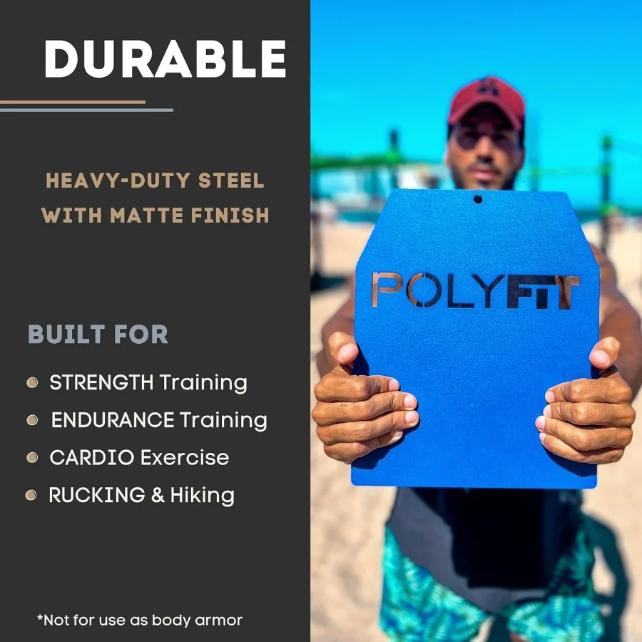 Weight Vest Plates - Weighted Plates for Strength Training Weight Vests - 4lb Pairs