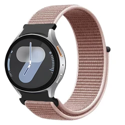 Durable Nylon Loop Strap for Smartwatches - No Gap Design (Rose pink)