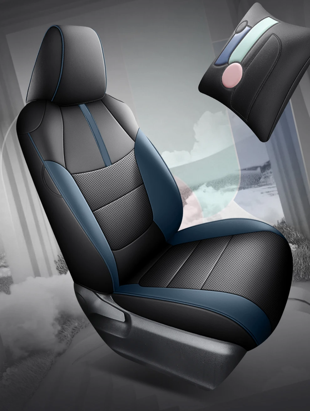 NETHIX Car Armrest Cover For Toyota Corolla Cross XG10 2021 2022 2023