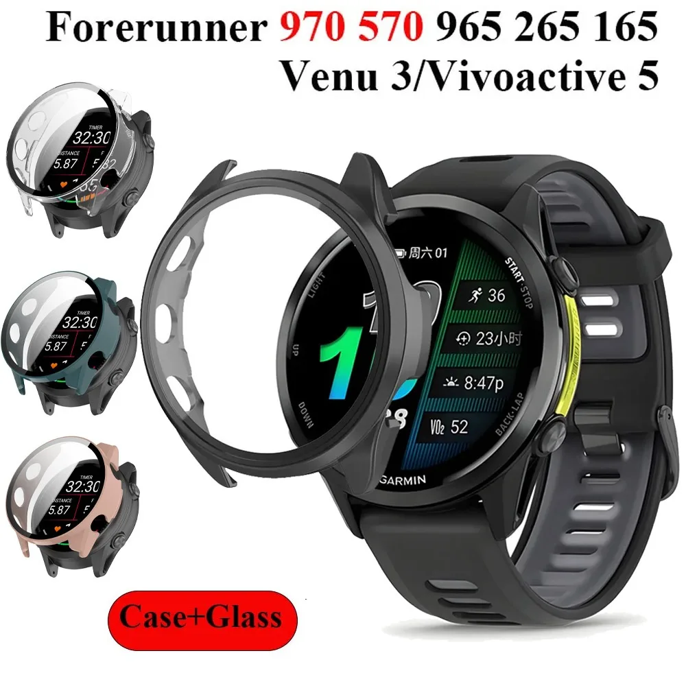 Premium Anti-Fall Protective Case with Tempered Glass Screen Bumper