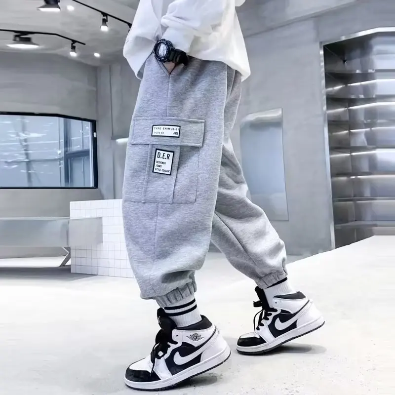 Boys Cargo Pants for 110-170cm Teenage for Boys Pants