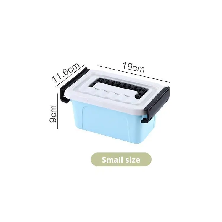 Kapaklı Plastik Saklama Kutusu Giyim Oyuncak Organizatör Sepetleri Çok Amaçlı Renkli İstiflenebilir Kaplar Saklama Kutuları Sepetleri