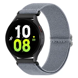 Elastic Nylon Loop Strap, 20mm - Versatile Watch Wristband Accessory - 20mm (Denim blue)
