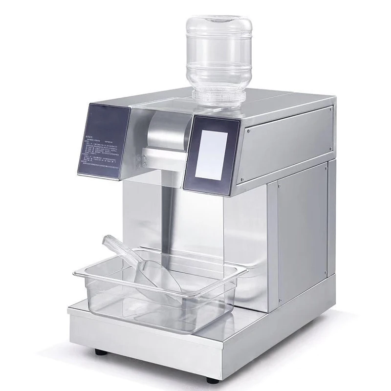 

1200W Automatic milk snow ice machine tea shop ice machine water-cooled Korean thin ice machine 1200W