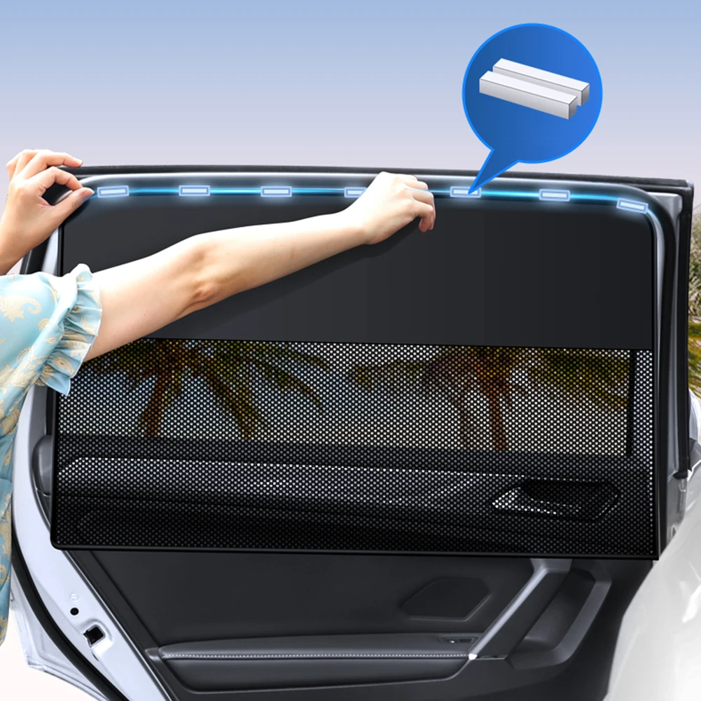Magnetic Car Privacy Curtains Sun Shades 5