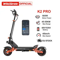 Trottinette électrique WildStride K2 PRO, moteur 800W, batterie 48V15AH, autonomie maximale de 45-55 km, vitesse maximale de 45 km/h, contrôle par application intelligente, trottinette électrique pliable pour adultes, pour les trajets quotidiens, les loisirs et les divertissements 1