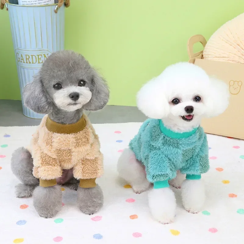 

Fashion Smiley Fleece Coat for Pets, Autumn and Winter, Dog, Cat, Pull Ring, 23