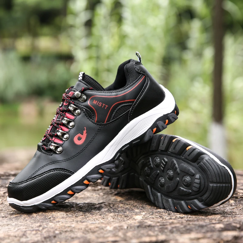

Hot Sale Outdoor Trekking Shoes Men Light Cheap Men's Hiking Sneakers Cushion Non-slip Man Climbing Sports Shoes Big Size 39-48