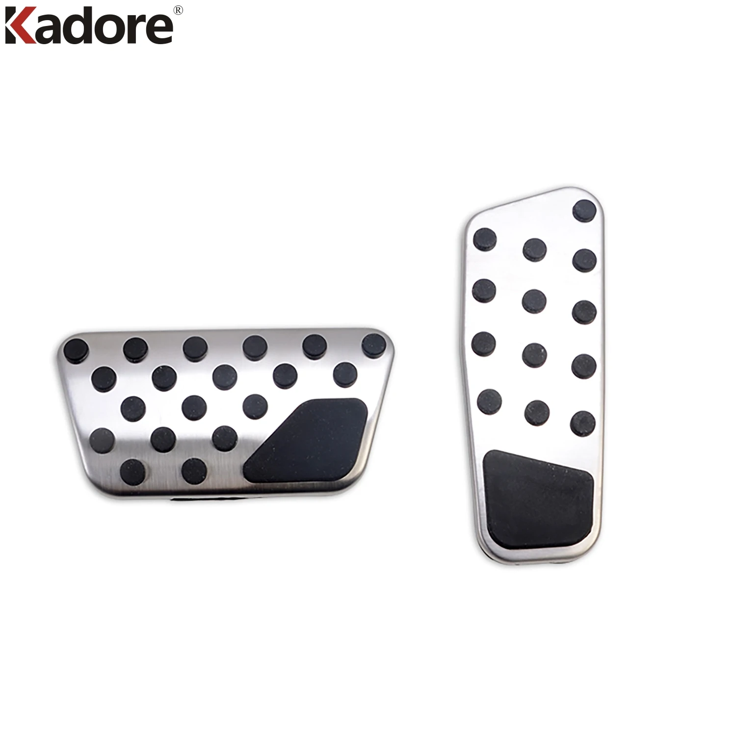 For Chrysler Pacifica Stainless Steel Fuel Brake Foot Rest Pedal Pad AT Clutch Cover car accessories