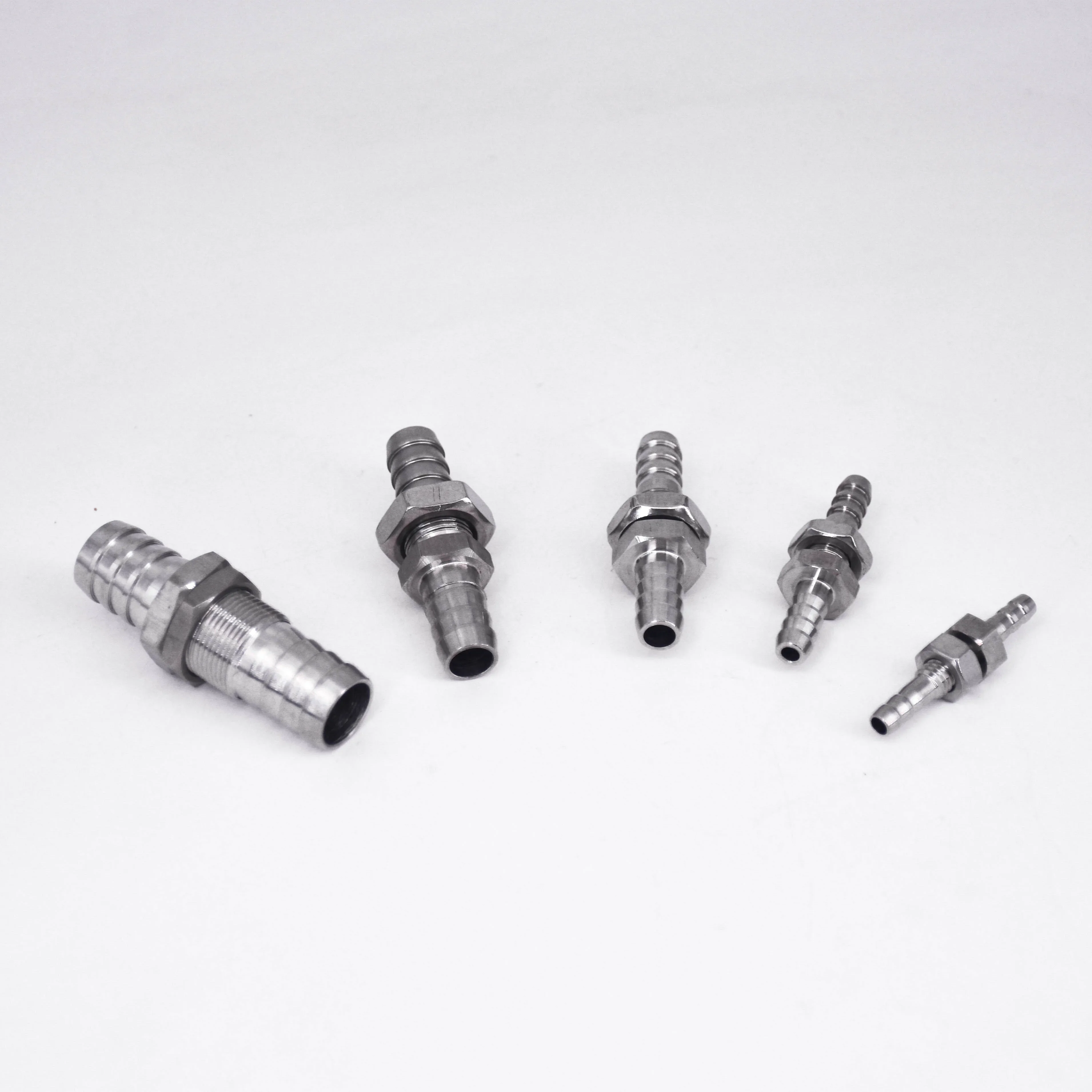 2.5 3 4 5 6 8 10 12 13 14 16 19 20 25 32mm Hose Barb Equal Reducing 304 Stainless Steel Bulkhead Hosetail Pipe Fitting Connector pipe fitting water pipe fitting hose pipe fitting