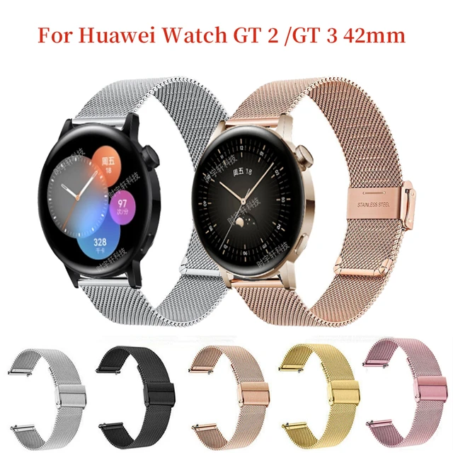 Silicone Strap For Huawei watch GT3 46mm 42mm band Wrist Strap For Galaxy  watch 3 45mm 41mm correa For watch GT 3 42mm Bracelet