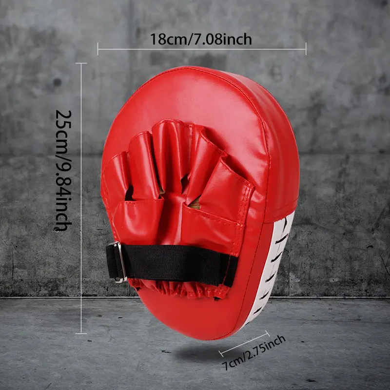 Description Picture 3 of item1 PC Boxing Hand Target Sanda Arc Muay Thai Boxing Target Boxing Target Taekwondo Training Equipment Foot Target