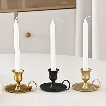 Metal Handle Candle Holder 1