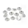 Kalaso #655 #633 #831 50sets 10mm 12.5mm 15mm stainless steel Press Studs Sewing Snap Buttons Fasteners Craft Diy Supplies 4