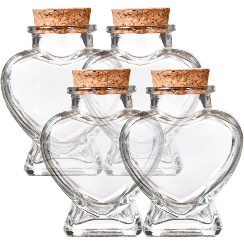 128pc Mini Glass Jars Cork Lid Storage Containers Crafts Wedding Favors Sand Jar