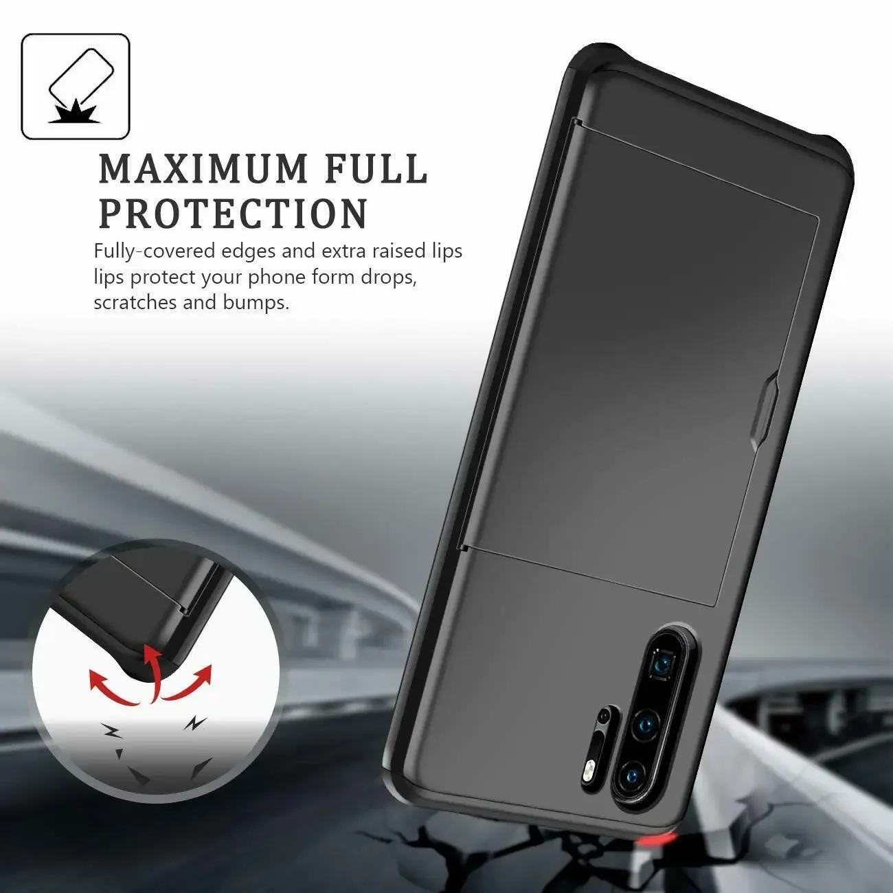 Coolden For Samsung S23 Case Wallet Case Armor Shockproof Case Heavy