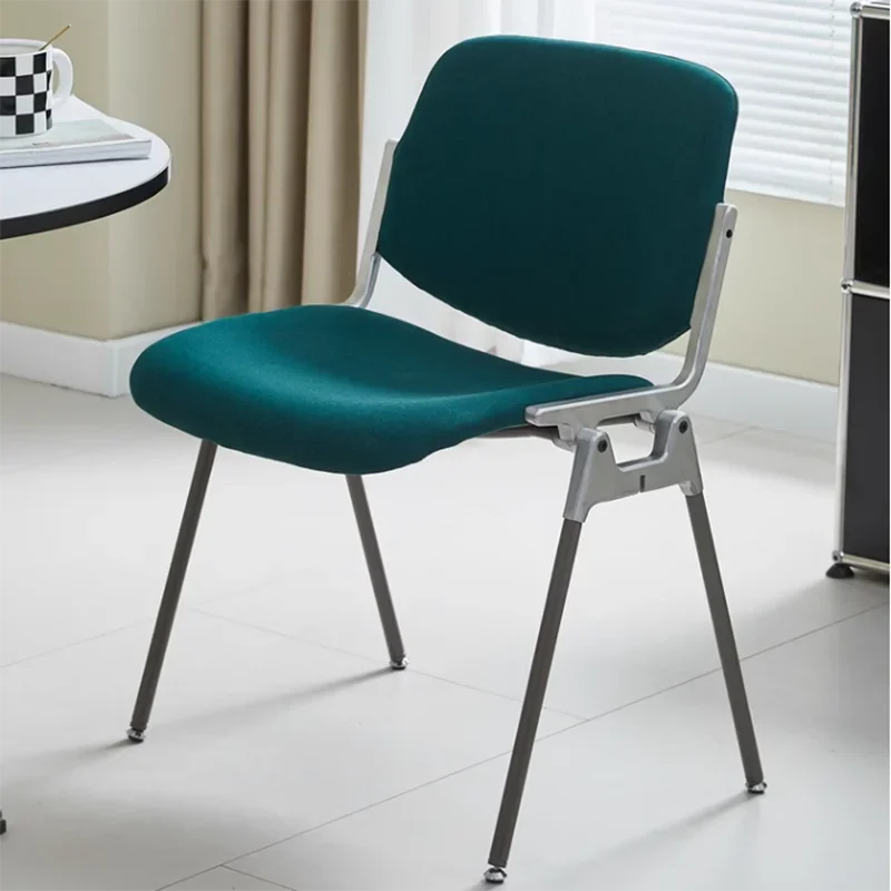 

Luxury Comfort Dining Chairs Minimalist Design Iron Art Dining Chairs Wooden Backrest Sillas De Comedor Home Furniture ZSDC