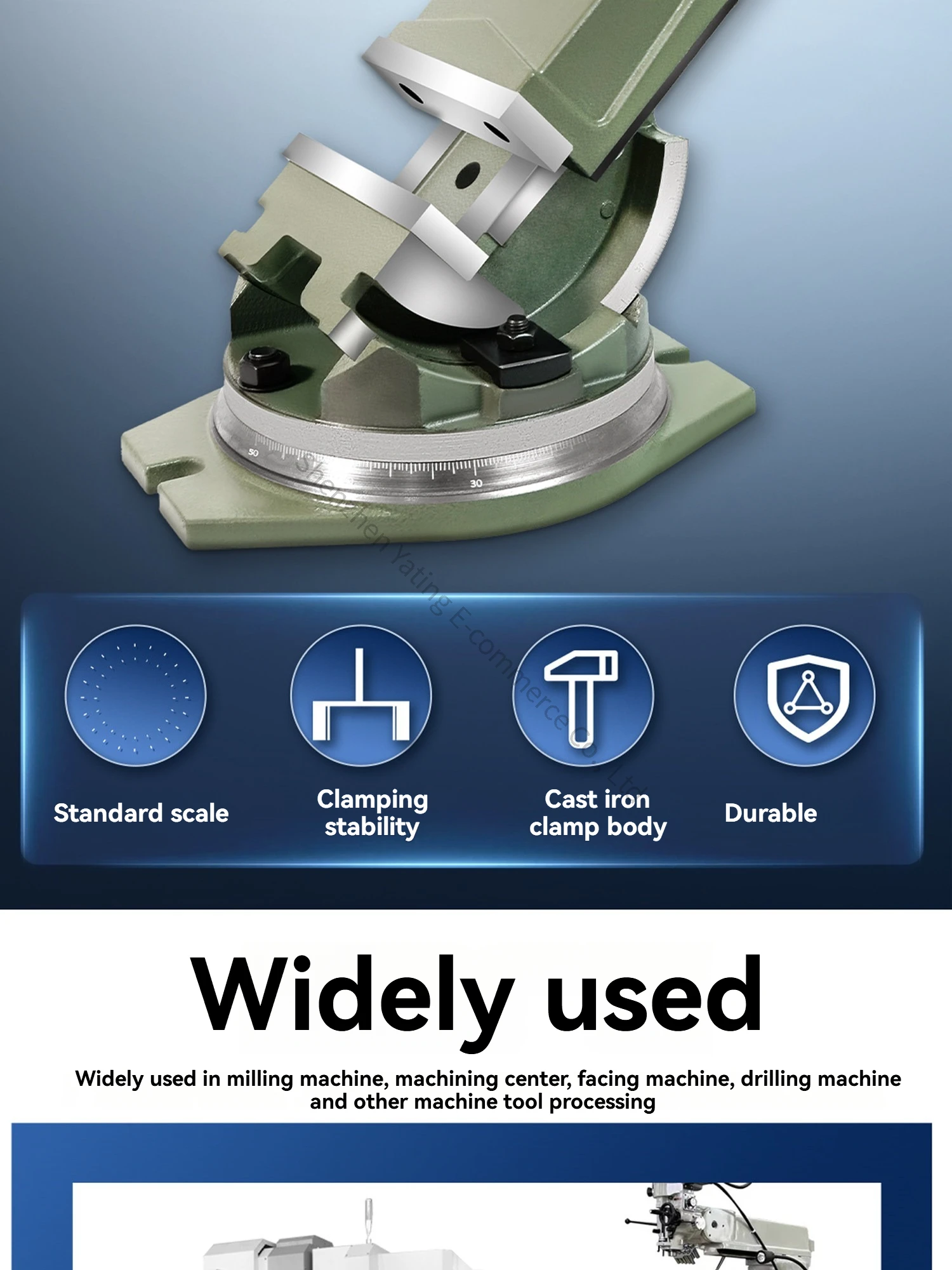 4Inche Heavy Duty Tiltable Pliers, Angle Table Pliers, Drilling Machine, Milling