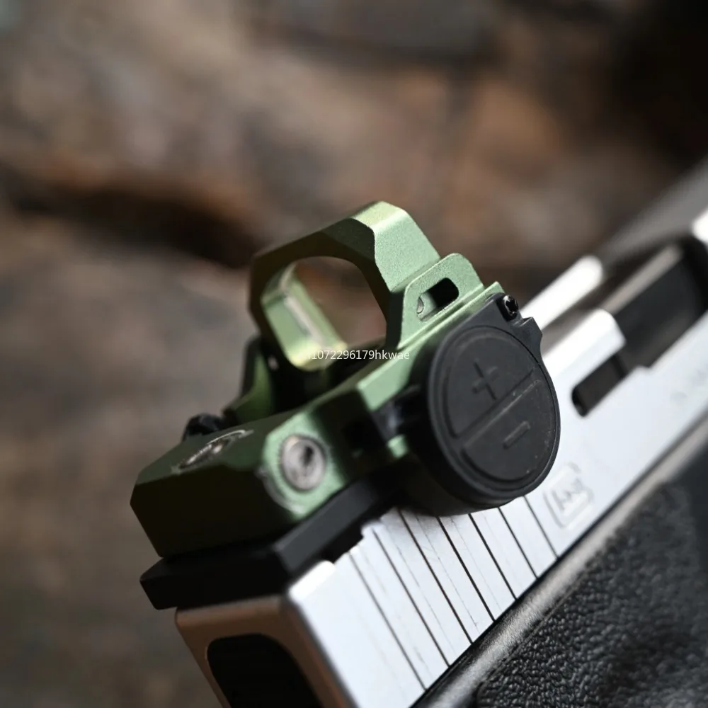 Tactical Upgraded VISM PRO Flip Up 3 MOA Red Green Dot Sight Scope Reflex Optic w/ Glock MOS Mount Base for Rifle Pistol Handgun red dot sight