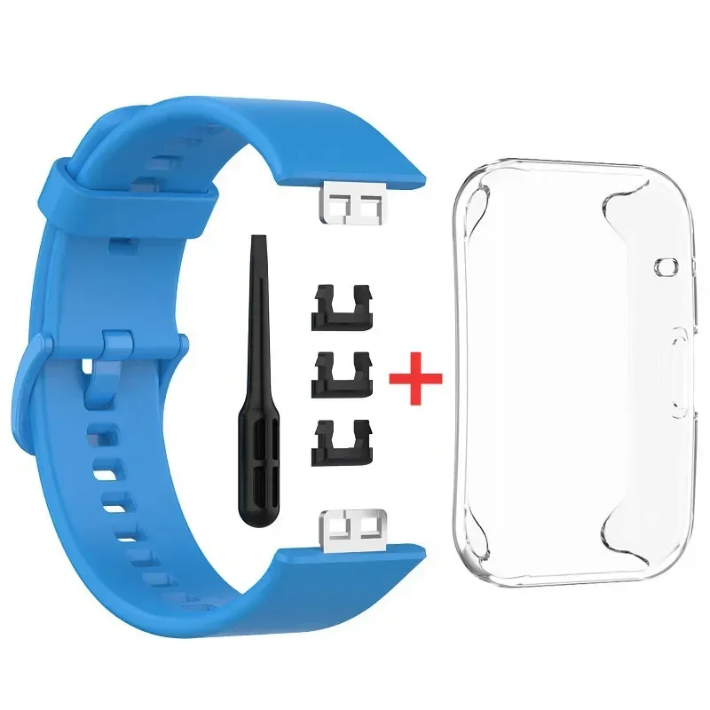 Durable TPU Case with Silicone Band for Watch Fit Accessories