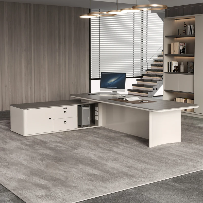Office Gaming Desk Organizer Conference Desktops Adjustable Desk Manicure Corner Luxury Italian Escritorios De Oficina Furniture