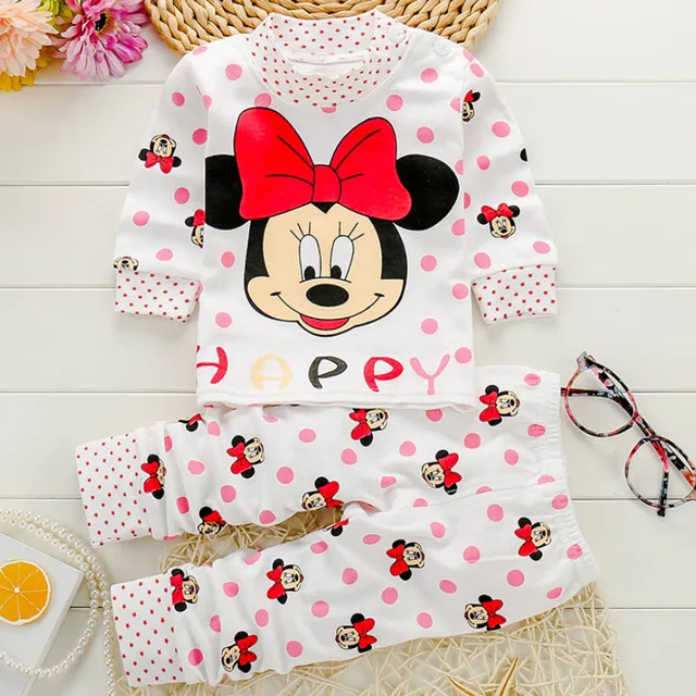 Baby Clothing Sets Autumn Baby Girs Clothes Infant Cotton Girls Clothes Tops +Pants 2pcs Underwear Outfits Kids Clothes Se 0-24M 1