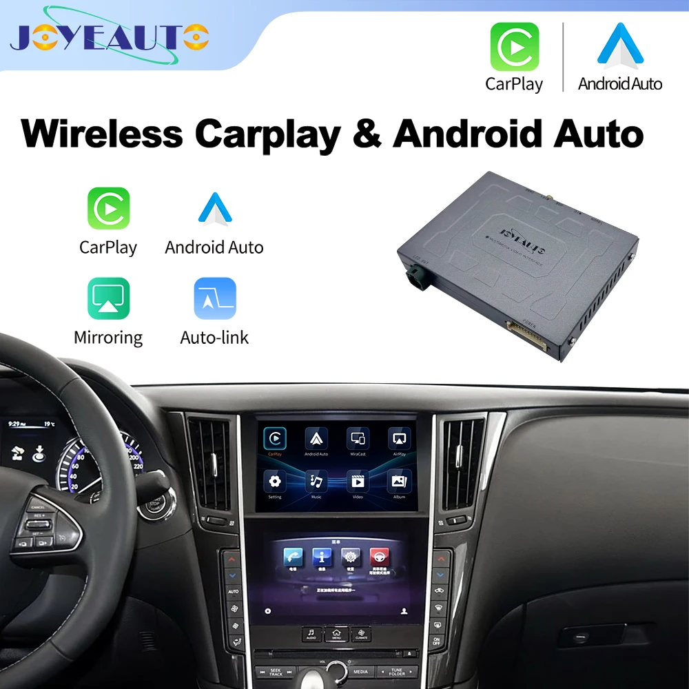 JoyeAuto Wireless Apple CarPlay for Infiniti inch Screen 2015