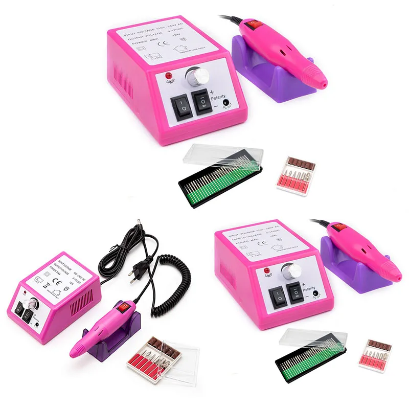 Electric Nail File Adjustable Speed Electric Nail Drill Manicure Set