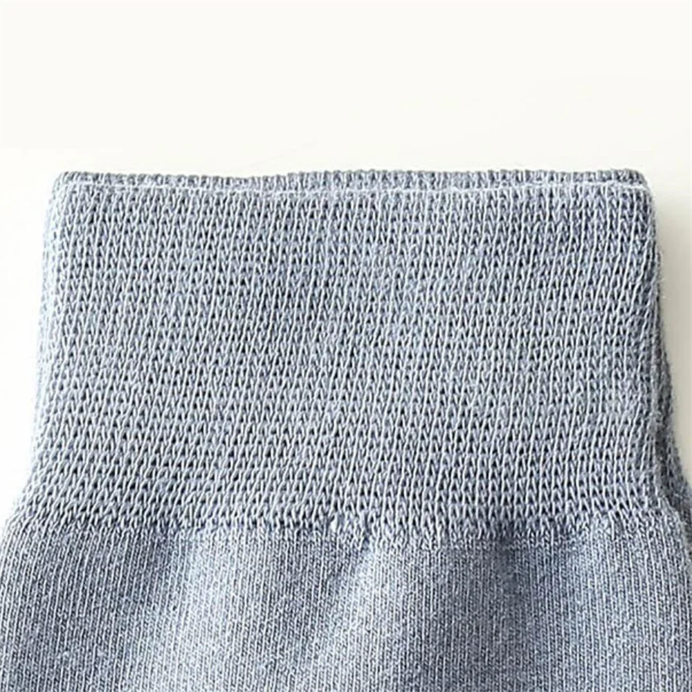 UNWE 브랜드 남성용 면 하이 튜브 따뜻한 비즈니스 양말, 블랙 화이트, 가을 겨울, EU 38-45, 6 켤레 팩