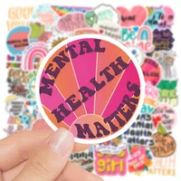 Mental Health Graffiti Stickers - 10/30/50pcs Inspirational Decals for Phone, Laptop, Water Bottle & More - Image 2