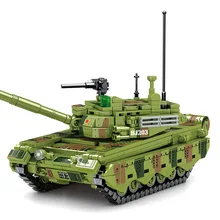 

New Reloaded 99A Main Battle Tank Assembled Military Soldier Armed Model Boy DIY Insert Particle Building Blocks Toy Gift